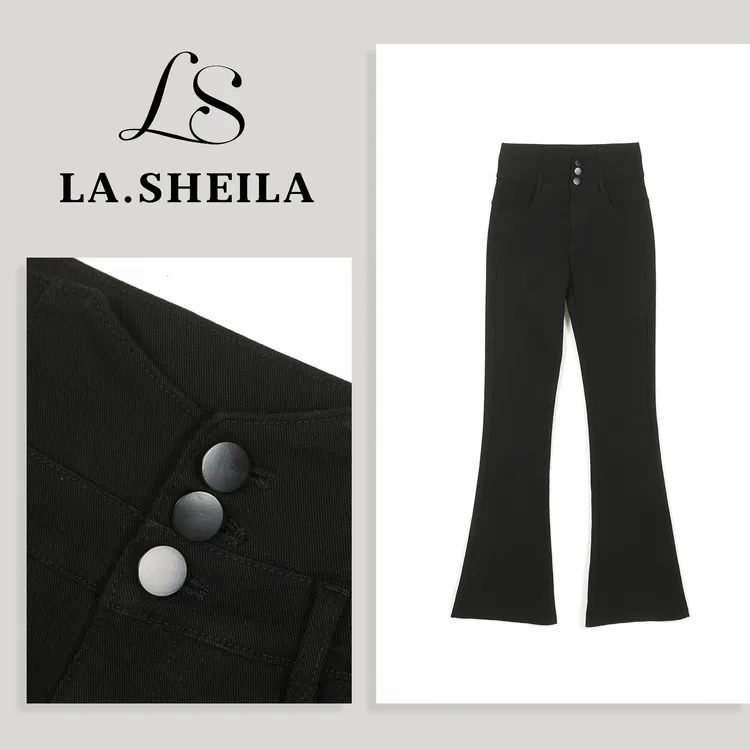 LA.Sheila谁穿上都是美少女 超显瘦的小黑裤253-KZ/0914-2530