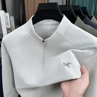 【奥莱清仓】轻奢半拉链男士春秋季长袖户外透气休闲运动卫衣男装