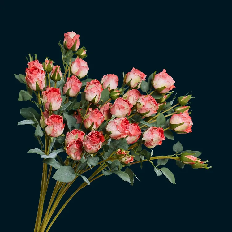 新品 美筑里高档玫瑰花束假花仿真花摆设客厅插花艺绢花装饰花卉