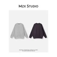 MZX 秋季圆领简约百搭长袖卫衣 SY9875-P
