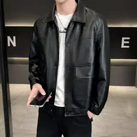 Fanstun paul/梵诗顿•保罗春秋男士时尚翻领纽扣夹克外套-A038