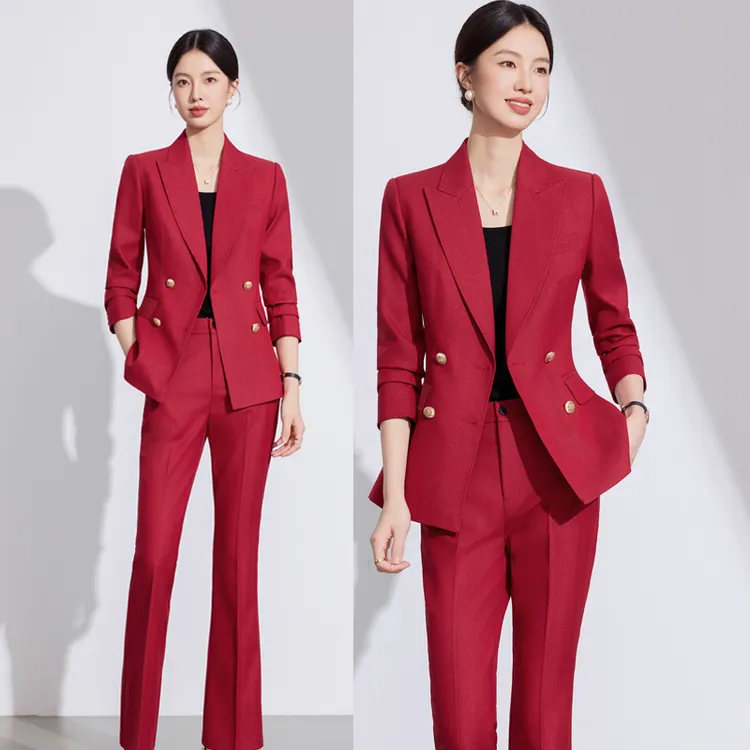休闲西装套装女2025新款春秋冬职业装气质工作服高端时尚女士正装