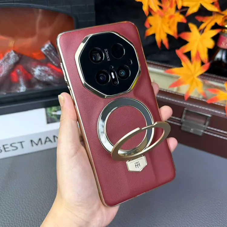 适用Mate70RS手机壳新款磁吸旋转支架全包防摔保护套70rs无线充电