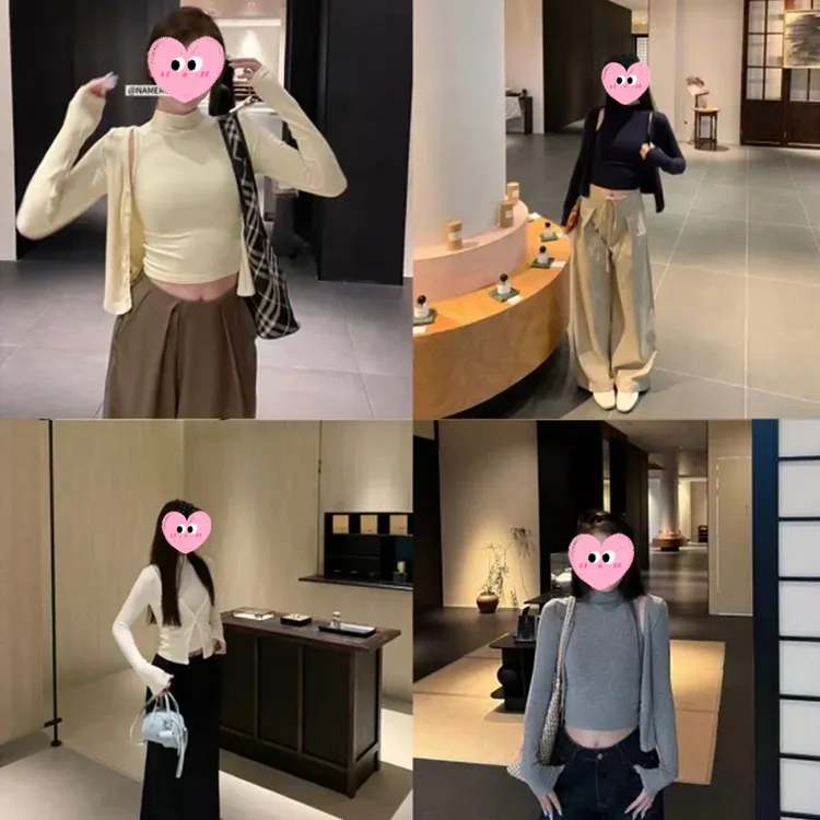 早秋穿搭薄款显瘦真两件上衣女2025新款修身针织开衫+背心两件套