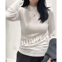 2025秋冬款半高领洋气纯色时尚内搭上衣女打底衫长袖宽松显瘦气质