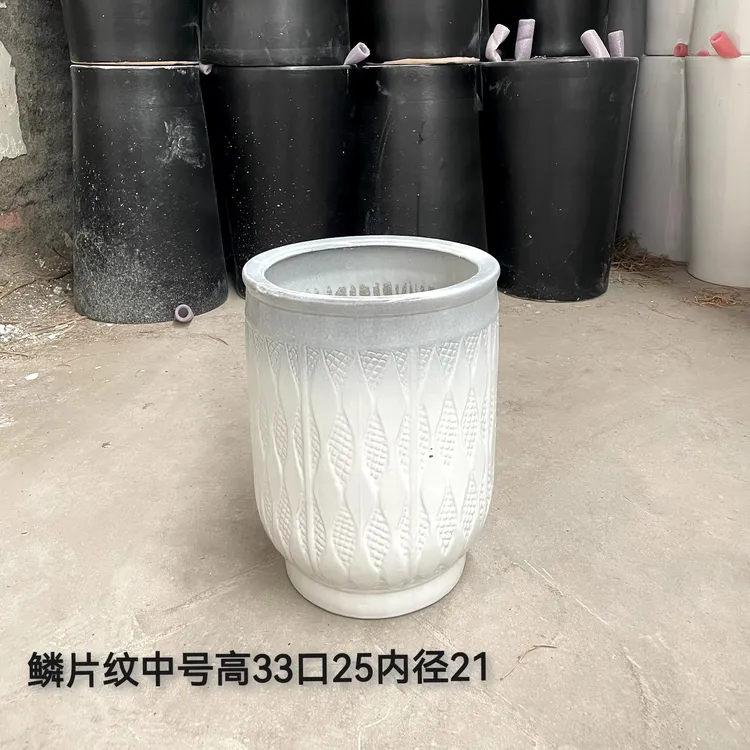 ins风简约大口径高温烧制落地花盆适合多种绿植摆放