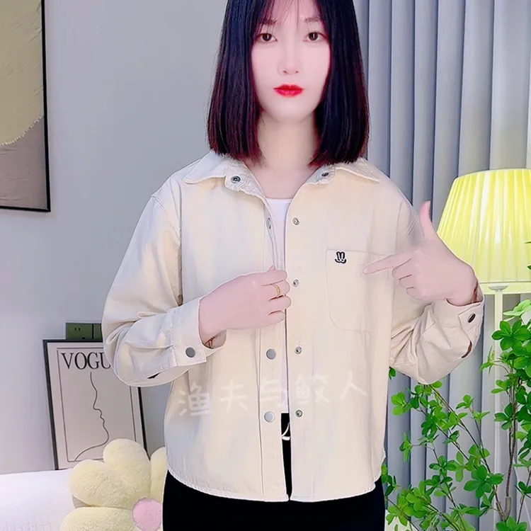 2025新款甜美时尚衬衫外套宽松减龄百搭衬衣长袖洋气上衣女