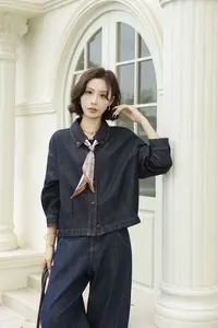 0927-01   女士短款气质显瘦上衣牛仔外套   WZFQ   371