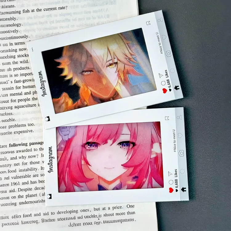 崩坏星穹铁道白厄昔涟创意光栅卡3D动态游戏周边送朋友闺蜜礼物