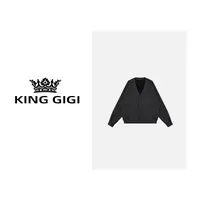 KING GIGI吉吉国王｜小开衫｜轻盈空气感简约宽松针织外套男士35603