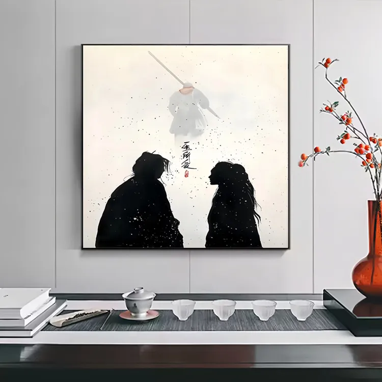 大话西游经典客厅装饰画至尊宝紫霞仙子玄关一生所爱宿舍墙壁挂画