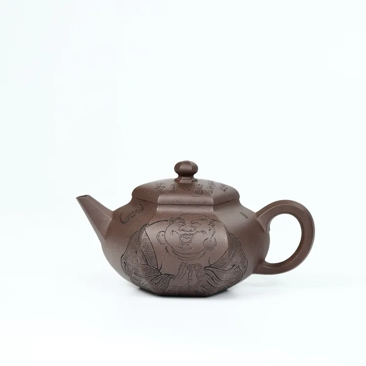 六方水平· 三届全手工一等奖/景舟杯银奖 容量250cc/本山老紫泥