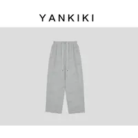 裤脚搭扣加绒卫裤 YANKIKI 2025秋季冬新款NEW