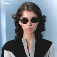 Fakeme双11好物（达人专属）金属椭圆框墨镜流光风白月光backbone