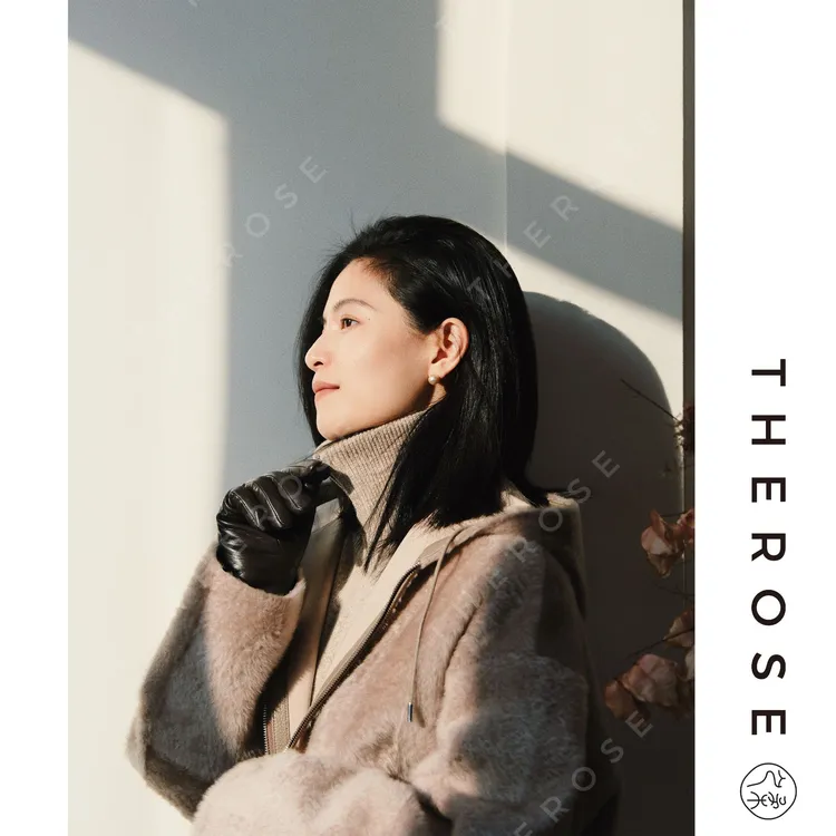 【冬日精灵】西班牙进口拉贡LACON皮毛一体拼OLMETEX两面穿上衣