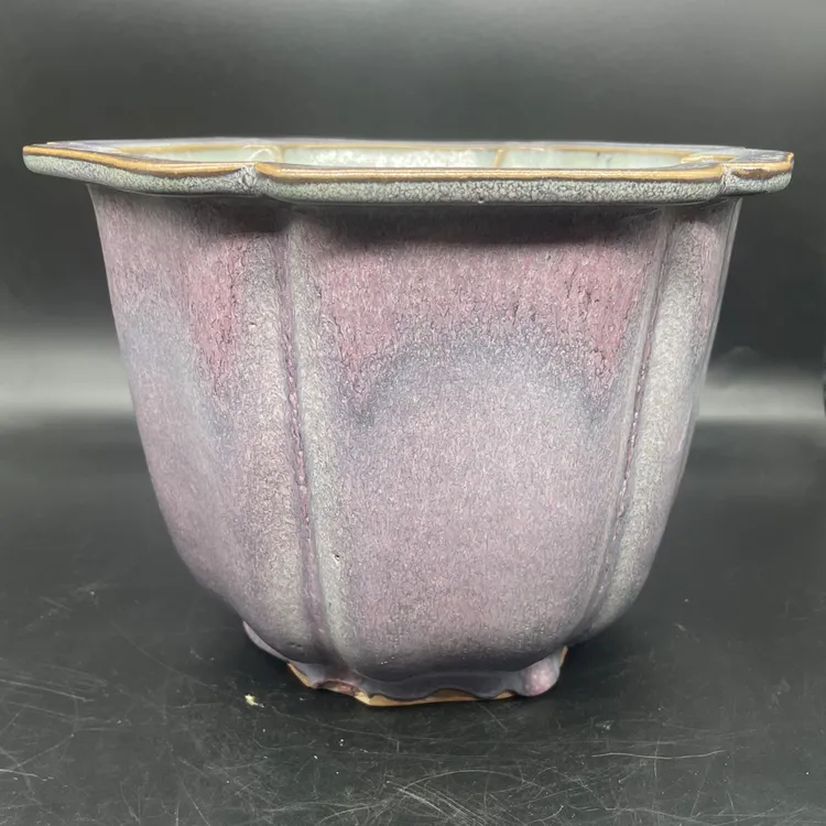 花盆窑变釉色复古器形