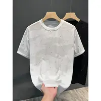 T619短袖t恤男夏季韩版潮流简约半袖上衣休闲潮牌体恤衫