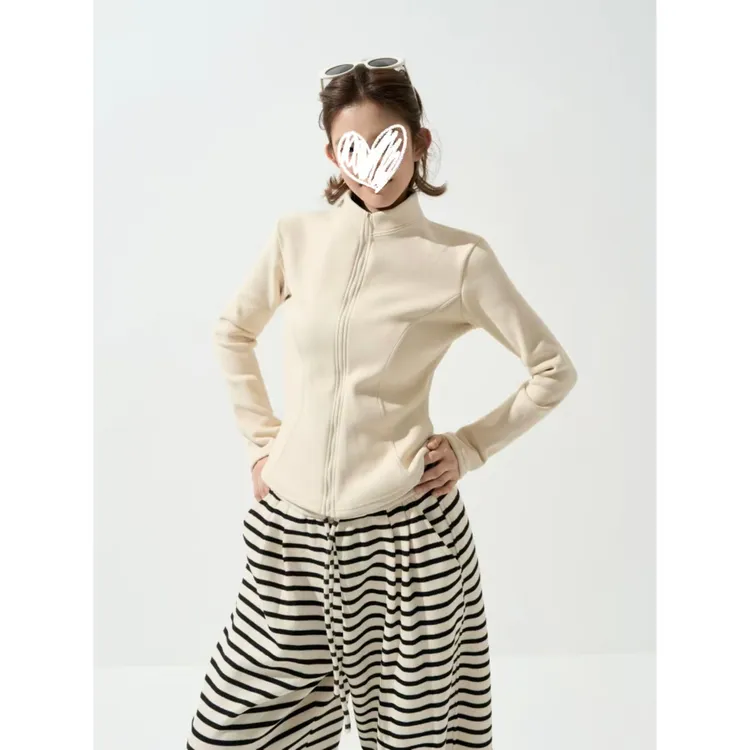 【焦糖画廊】B999秋冬新款原宿风美式小众显瘦长袖开衫外套上衣女