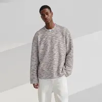  LANGGS&浪叔 25秋季花纱满天星假两件亨利领套头长袖卫衣-FW5487