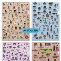 ZERO PER ZERO 韩国正品L型A4文件夹学习办公文件整理收纳夹