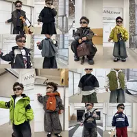 【八号链接】（439-477）棉逗熊品牌冬季男童韩版时尚酷帅男童套装