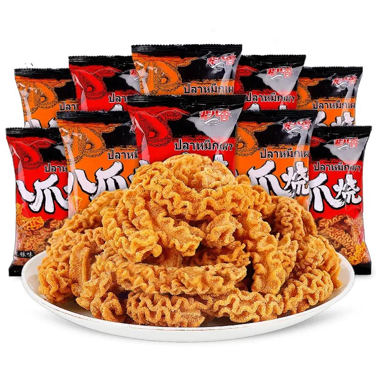 辈儿香八爪烧锅巴！40g童年膨化薯片宿舍办公追剧小零食 新疆包邮