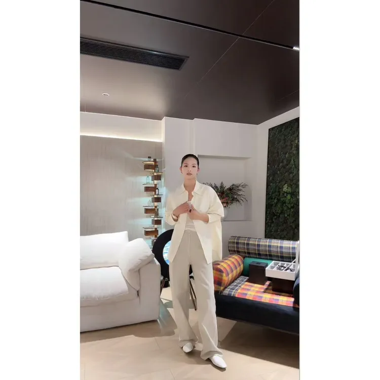 【中古博主衬衫】MUAN定制法式高级简约长袖衬衫上衣打底女DS-9171