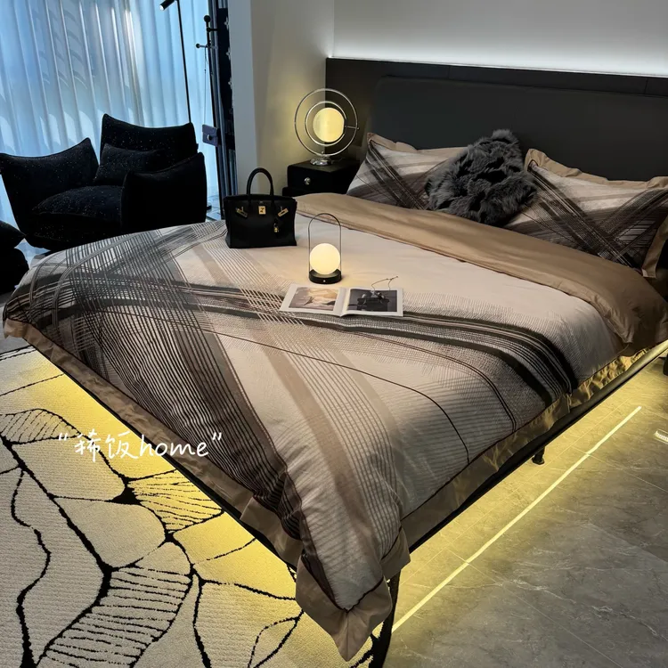 稀饭专属【拿破仑】高支高密全棉数码印花/黑金高定专柜系列/四件套