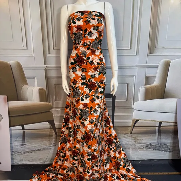 新款玫瑰花面料新疆包邮