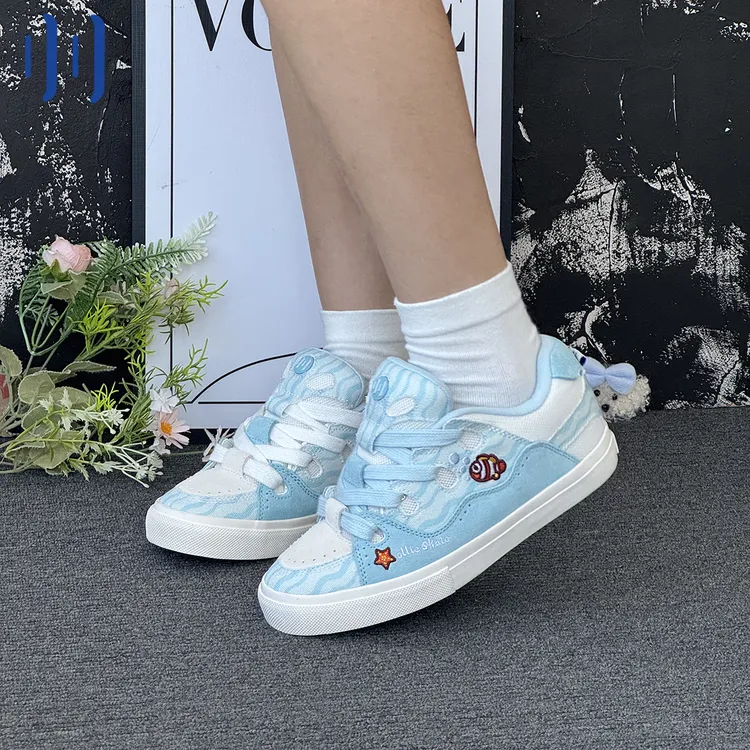 顽刻ollieskate面包鞋小鱼儿配色秋季BAKE休闲低帮男女国潮滑板鞋