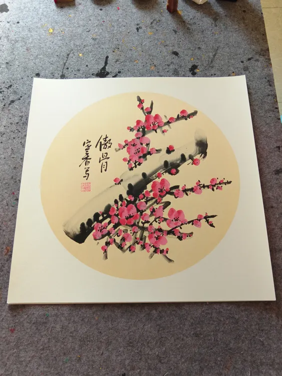 写意画“梅兰竹菊”