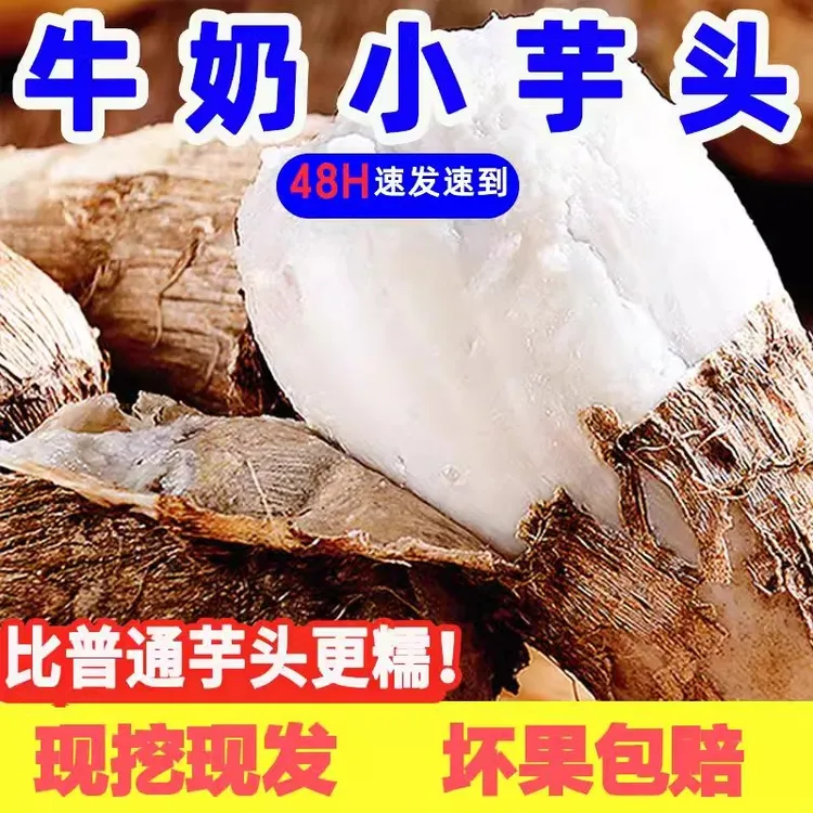 云南牛奶小芋头新鲜蔬菜粉糯红毛芋头槟榔芋当季芋艿香芋农家软糯
