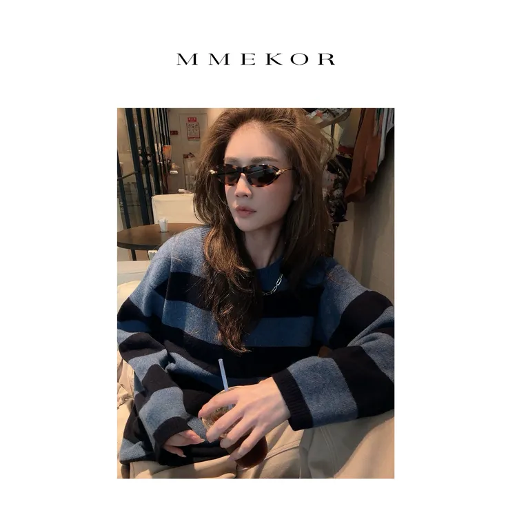 MMEKOR“加州美院”毛衣 2025新款秋款活力常青藤上衣 30937