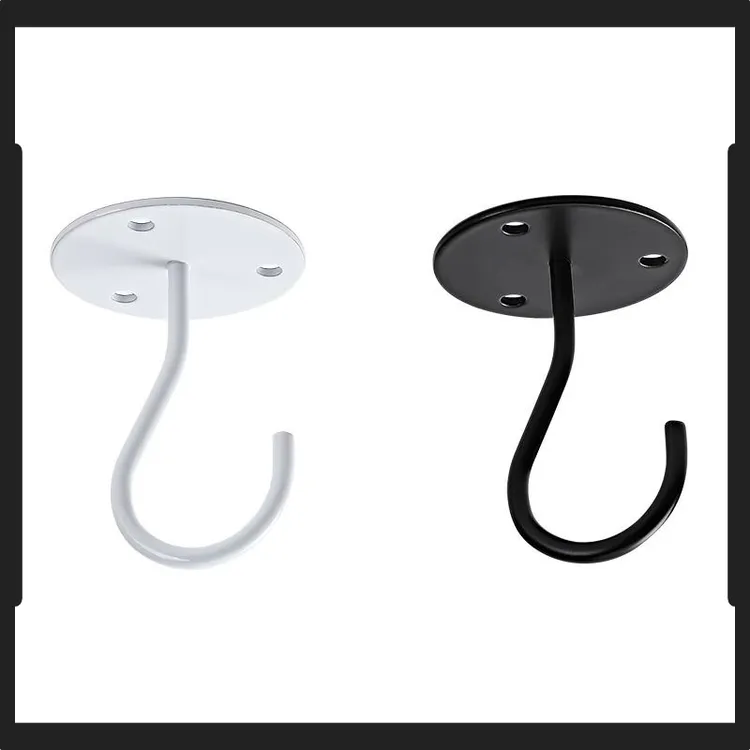 天花板吊顶挂钩免打孔粘钩强力粘胶兰花盆钩吊钩可伸缩挂灯笼钩子