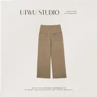 UTWU小敏「工装老钱」重洗水磨纱1oo棉工装风休闲牛仔裤UTAN1029