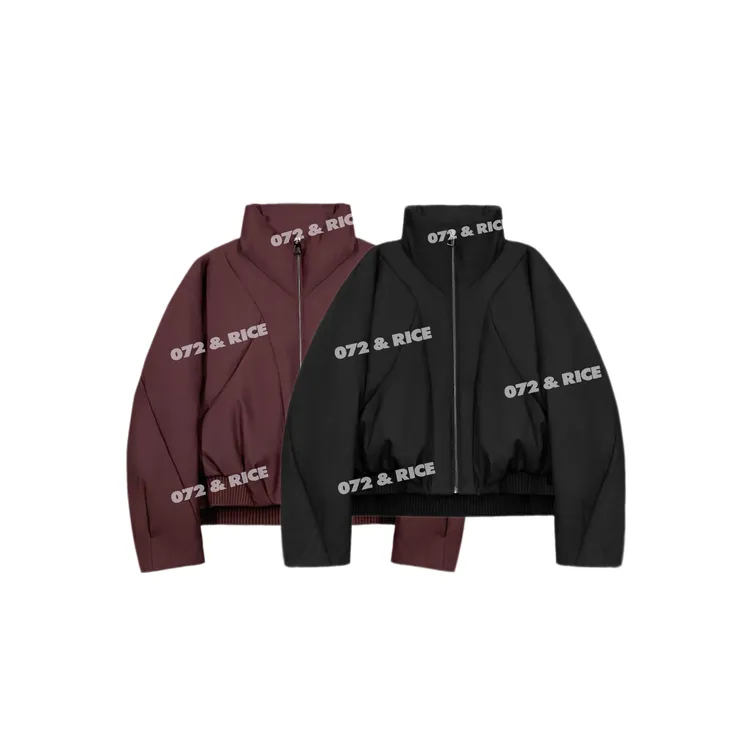 072 & RICE【法拉利】秋冬休闲立领拉链白鹅绒外套 N-32XS01