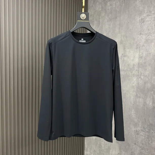 1506新款圆领春秋新品户外休闲长袖男士运动T恤内搭