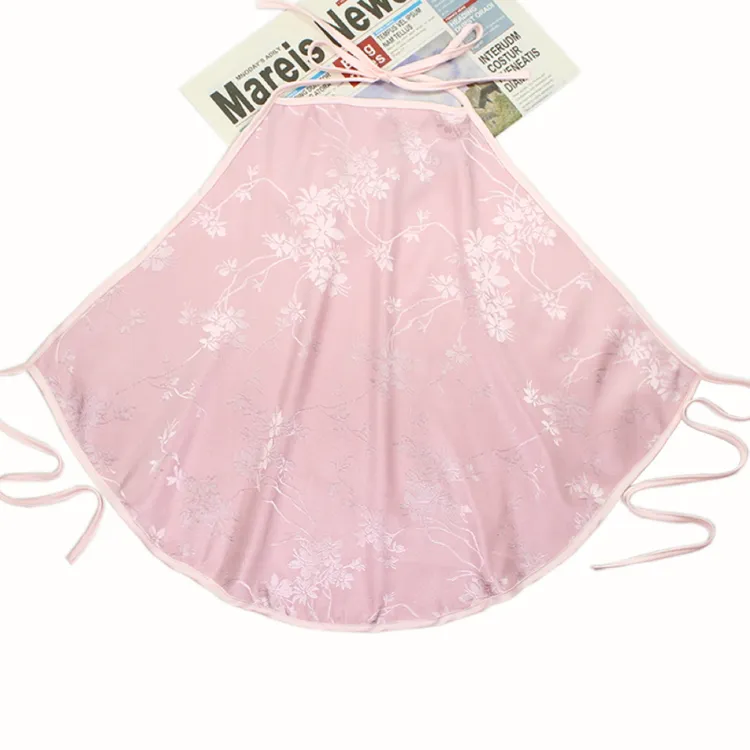 提花锻优雅成人款肚兜晒背肚兜露背挂脖一片式家居服睡衣汉服内搭