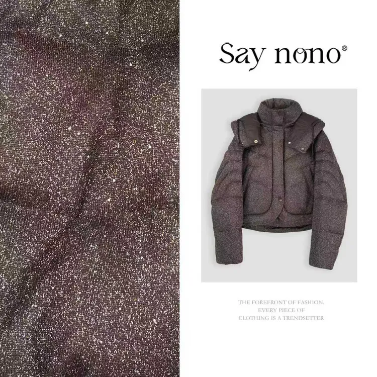 懒猫nono│Saynono 时尚复古休闲风连帽设计保暖白鹅绒服GW28119WY