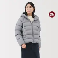 无印良品 MUJI 女式 轻量羽绒便携式风帽夹克 羽绒服25年冬季新品
