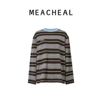 MEACHEAL米茜尔【星线好物】条纹交错打底衫961466632040