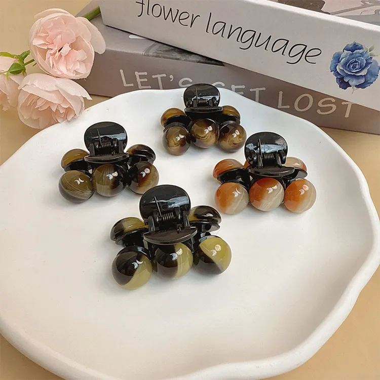 新款盘发抓发夹子2025高级后脑勺鲨鱼新款发抓夹大号发卡发夹头饰