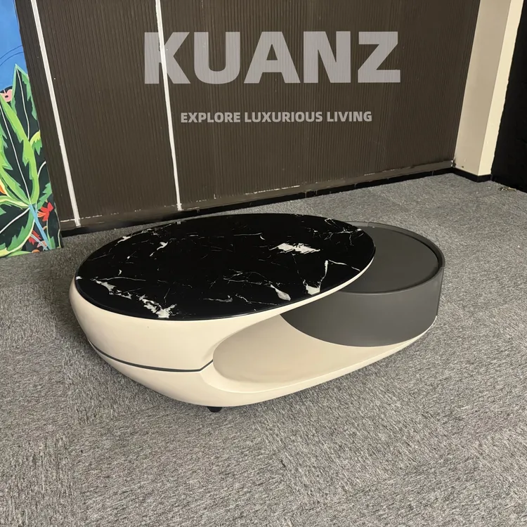 KUANZ  宽窄丨意式极简异形金刚石格拉芙茶几【格拉夫钻戒】