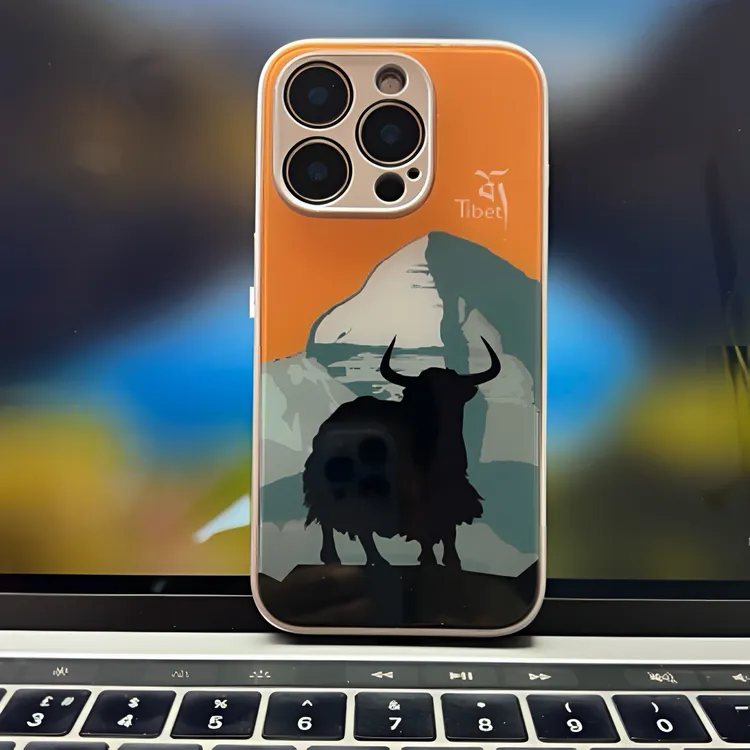 藏元素  冈仁波切与牦牛