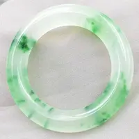 冰飘花设计款宽版圆条手镯S1650（传承盒）多样性发