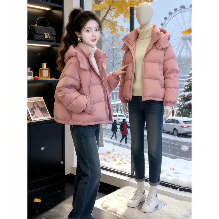 SHALLDOER【自由花雾】新年战袍气质棉服女冬季韩版潮流百搭厚外套