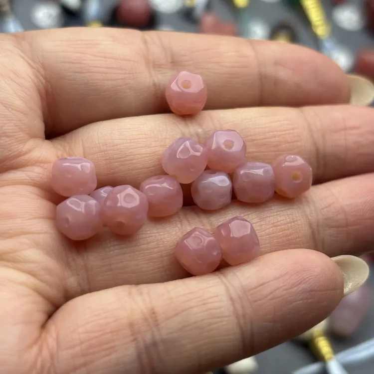 精品粉糯无相单珠配饰多规格时尚百搭简约气质串珠饰品