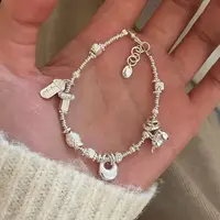 999葫芦小胖福吊坠纯银手链女款小众精致手串生日情人节送银饰品