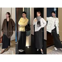 9月28日 10:00 新品开售【华夫半裙】姜雯&慵懒条纹半身长裙
