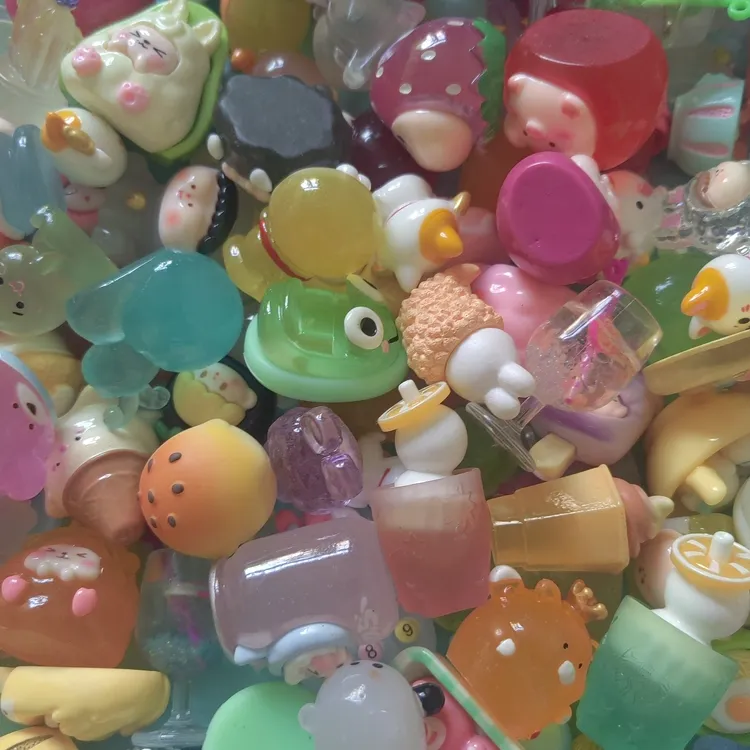 立体实色夜光小摆件手工diy车内摆件